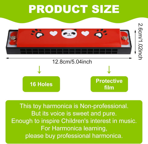 26 Pcs Harmonica for Kids Birthday Party Favor, 16 Holes Toddler Harmonica with Double Row, 13 Style Musical Instrument Toy for Toddler Kids Goodi...