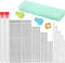 74 Pcs Beading Needles Set Include 60 Pcs Long Straight Beading Thread Needles + 8 Pcs Big Eye Beading Needles, Embroidery Needles with Needle Bot...