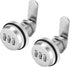Lpraer Combination Cam Lock Security Locks Set of 2 Password Coded Locks for Safety of Box Cabinet Drawer Mailbox Door Furniture (1-1/8 Inch, Silv...