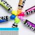 MEEDEN Fluorescent Acrylic Paint Set, Heavy Body Neon Acrylic Paint Tubes, 6 Colors 0.74 oz/22 ml, Glow in the Dark Acrylic Paints, Non Toxic Art ...