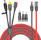 10FT 6 in 1 Solar to XT60 Anderson DC7909 DC6530 DC5525 DC5521 Extension Charge Cable 12AWG Solar Connector Adapter Kit (10FT)...