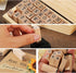 Wooden Rubber Stamps Set - 36 PCS Small Vintage Alphabet Letter Number Stamps Kit with Storage Box for Scrapbook,DIY Craft Card,Painting,Photo Alb...