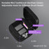 UV Toothbrush Sanitizer Holder, Portable Toothbrush Cleaner Case with Magnetic Holder, Rechargeable Home & Travel UV Toothbrush Covers, Heating Fu...