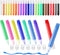 24 Pcs Suncatcher Paint Pens DIY Stained Glass Window Art Paint Pen for Kids Neon Suncatcher Paint Pens Crafts Sets for Kids 24 Colors...