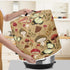 Art Mushroom Pressure Cooker Cover for Women Dust-proof Cover for Rice Cooker Air Fryer Kitchen Appliance Covers with Top Handle and Pocket Home K...