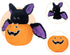 My OLi Plush Pumpkins Stuffed Bat Plush Toy Pumpkins with Removable Bat Glow in The Dark Toy Gifts for Kids Baby Toddler...