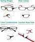 Eyekepper 4 Pairs Reading Glasses for Women Reading Striped Pattern Stylish Reading Eyeglasses...