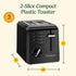 Cuisinart CPT-122BK 2-Slice Compact Plastic Toaster, Black...