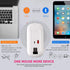 HXMJ Bling Dazzling Rechargeable 2.4GHz+5.2 Bluetooth Wireless Mouse Covered with Crystal Diamond Rhinestone,RGB Backlit,Great Gift idea for Her (...