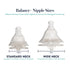 Evenflo Feeding Balance + Wide Neck Printed Bottles, 9oz 2pk, with Pacifier...