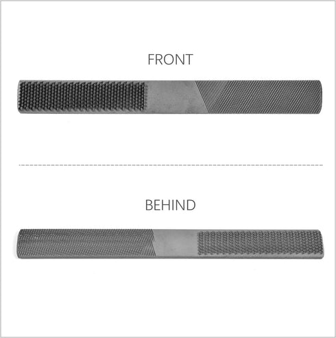 4 Way Wood Rasp File Carbon Hand File and Round Rasp Half Round Flat & Needle Files...