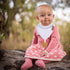 Baby Bandana Drool Bibs 6-Pack Made with 100% Organic Cotton, Absorbent and Soft Unisex (6 Pink Girl)...