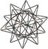 Deco 79 Metal Geometric Decorative Sculpture Home Decor Statue with Gold Accents, Accent Figurine 7" x 7" x 7", Black...