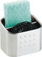 iDesign Forma Polished Stainless Steel Sink Organizer Set with Sponge and Scrubby - 3.1" x 4" x 3.1"...