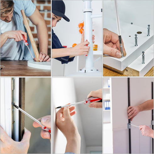 T20 Torx Security Screwdriver with Magnetic Tip Plastic Grip Torx Screwdriver for Computer Repairing, Automobile Tools, and Home Appliances, 100mm...