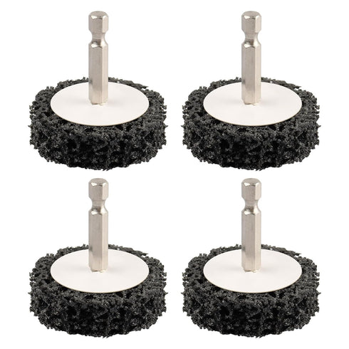 2" 4Pcs Quick Change Easy Strip Discs with 1/4" Hex Shank, Paint Stripper Wheel for Removing Paint, Cleans Welds Rust Removal....