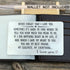 Anniversary Wallet Insert Card for Men or Women - Never Forget That I Love You, Engraved Wallet Insert for Boyfriend Husband Him, Birthday Wedding...