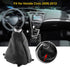 Car Car Shift Knob Cover Manual PU Leather Gear Gaiter Shift Shifter Boot Replacement Shift Boot Replacement for Honda Civic 2006-2012...
