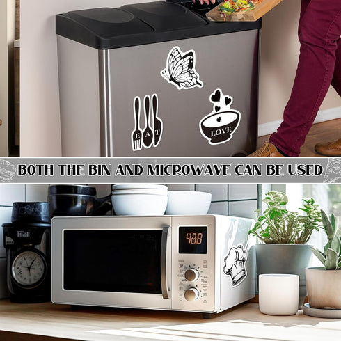 Kitchen Dishwasher Magnet Decorations, Bless This Kitchen Dishwasher Refrigerator Cover Magnetic Stickers Decal Decorative for Home Appliance Gara...