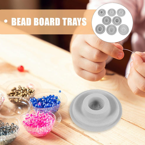 ibasenice 8Pcs Bead Design Board Bracelets Design Bead Board Beading Board Jewelry Design Tray...