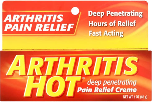 Arthritis Hot Pain Relief Creme 3 oz (Pack of 2)...