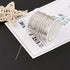 Pandahall 75.5 Feet Tarnish Resistant Copper Wire 24 Gauge Jewelry Beading Craft Wire for Jewelry Making (Silver)...