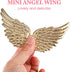 NUOBESTY Angel Wing Shape Embroidered Patches, Iron on Patches Applique DIY Craft Decoration Sew On for Clothes Jeans 12pcs (Gold)...