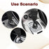 Auto Gear Shift Knob Cover Bling Car Knob Gear Stick Protector PU Leather Shift Gear Cover with Bling Interior Accessories Interior Accessories Un...