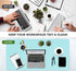 Multifunctional Office Desk Pad Mat Blotter on Top of Desks Non-slip Desk Writing Mat Waterproof Desk Mat Protector for Desktop PVC Leather Desk M...