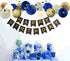 InBy 17pcs Navy Blue and Gold Party Decoration Kit for Baby Boy Shower Men Women Birthday Decoration Happy Birthday Banner 12" 10" 8" Tissue Paper...