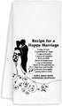 Wedding Gifts for Couples 2024 Bride and Groom, Newlyweds Gifts for Couples, Just Married Gifts, Honeymoon Gifts?Funny Hand Towels for Bathroom Ki...