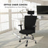 Lounsweer 3 Pieces Headrest Chair Cover Office Chair Cover Rolling Desk Chair Cover Gaming Chair Covers Stretch Washable Computer Chair Slipcovers...