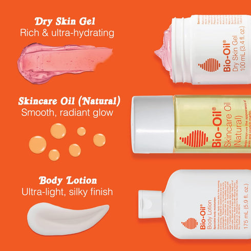 Bio-Oil Serum for Scars and Stretch Marks, Face and Body Moisturizer with Jojoba, Vitamin E, and Rosehip Oils - For All Skin Types, 2 oz...