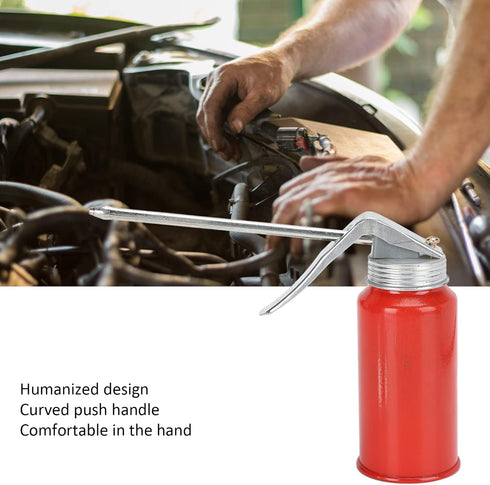 2 Pcs Oil Can Pump Oiler, Metal Pump Oil Can, 200ml Gun Oil Spray Can for Home Auto Motorcycles Applications...