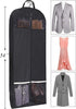 KIMBORA 54" Trifold Dress Garment Bags for Travel Gusseted Suit Cover with 2 Large Mesh Shoe Pockets (Black)...