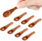 8 Pcs Handmade Tiny Wooden Spoons, 2.3 Inch Mini Condiment Spoons for Sauces Salt Small Wooden Spoons for Spices, Dips, Sugar, Honey and More...