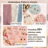 KLOSN 3 Sets Embroidery Kit for Beginners Adults with Stamped Flower Patterns, Needlepoint Kits for Adults, Cross Stitch Kits for Beginner kids in...