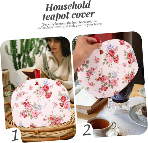 Zerodeko Teapot Insulation Cover Modern Tea Printing Tea Cozy Tea Warmers for Teapots Thermal Tea Cozy Small Tea Cosy Teapot Protective Cover Tea ...