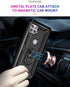 Military Grade Drop Impact for Moto One 5G Ace Case Motorola One 5G Ace G 5G Case 360 Metal Rotating Ring Kickstand Holder Armor Heavy Duty Shockp...