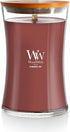 WoodWick Large Hourglass Candle Cinnamon Chai - Premium Soy Blend Wax Pluswick Innovation Wood Wick Made in USA...