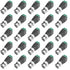 BNC Male Balun Connector 28 Pcs Coaxial Cat5 to BNC Male Connector and BNC to 2 Screw Camera Terminal Male Adpater for CCTV Surveillance Video Cam...