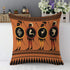 Mugod Ancient Greek Pillowcase Black-Figured Greek Warrior with Spear and Shield 18"x 18" Soft Square Cotton Linen Pillow Case Cushion Cover Home ...