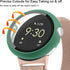Hard PC Case Built in Tempered Glass Screen Protector for Google Pixel Watch 2 (2023) / Google Pixel Watch, Durable Matte Protective Cover Bumper ...