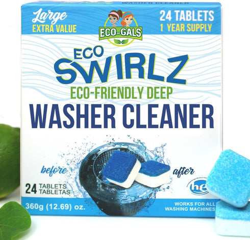 Eco Swirlz Washing Machine Cleaner, 24 Count...