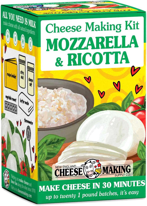 Mozzarella and Ricotta Cheese Making Kit...