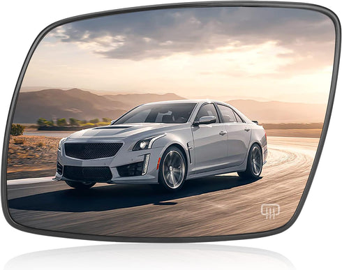Left Driver Side Mirror Glass Replacement for 2009 2010 2011 2012 2013 2014 2015 2016 2017 2018 Dodge Journey Rear View Side Heated Mirror Replace...