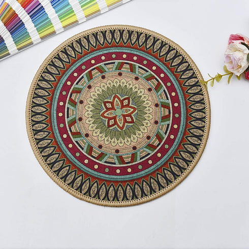 6pcs 8.5" Round Plant Coaster Mat for Gardening Indoor Outdoor Flower Pots Pad Non Slip Plant Mats for House Plants...