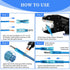Qibaok 320PCS Heat Shrink Bullet Connectors Kit Female & Male Bullet Butt Terminals Insulated Waterproof Electrical Marine Crimp Automotive Connec...