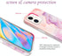 JIAXIUFEN Sparkle Gold Glitter Case Compatible with iPhone 12 mini Marble Slim Shockproof TPU Soft Rubber Silicone Cover Phone Case 5.4 inch 2020 ...