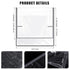 Hoolerry 4 Pcs Salon Chair Cover Clear Chair Covers Salon Equipment Clear Plastic Salon Chair Cover for Most Standard Salon Chairs Office Chairs C...
